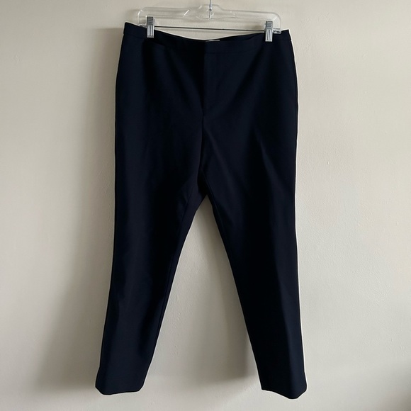R Label Navy Blue Trouser Pants Size Large - Picture 1 of 9